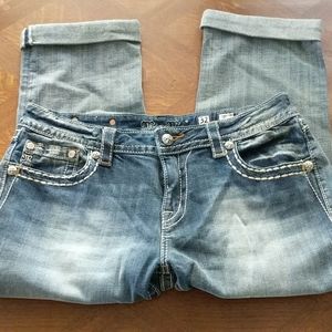 Miss Me Cuffed Capri Jeans